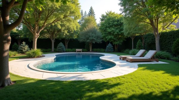 Optimiser votre espace extérieur avec une piscine coque 8x4 arrondie