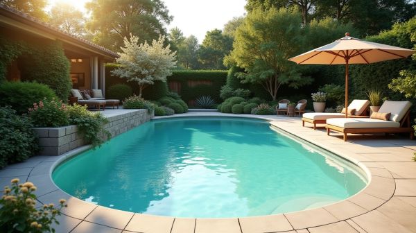 Optimiser votre espace extérieur avec une piscine coque 8x4 arrondie